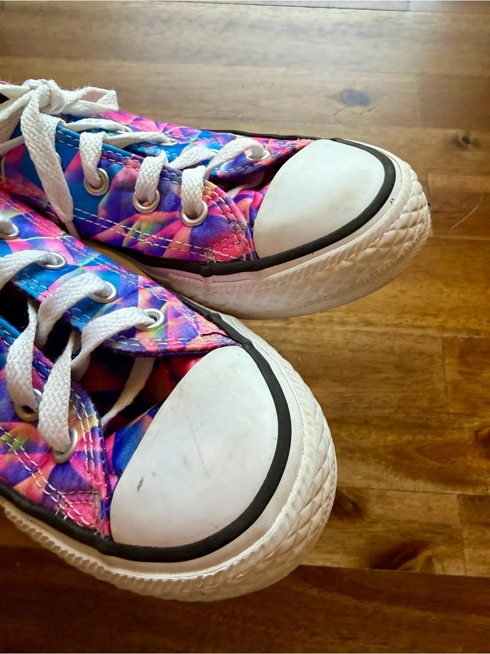 Converse Chuck Taylor All Star Low Top Sneakers Girls Youth Size 13 Multicolor